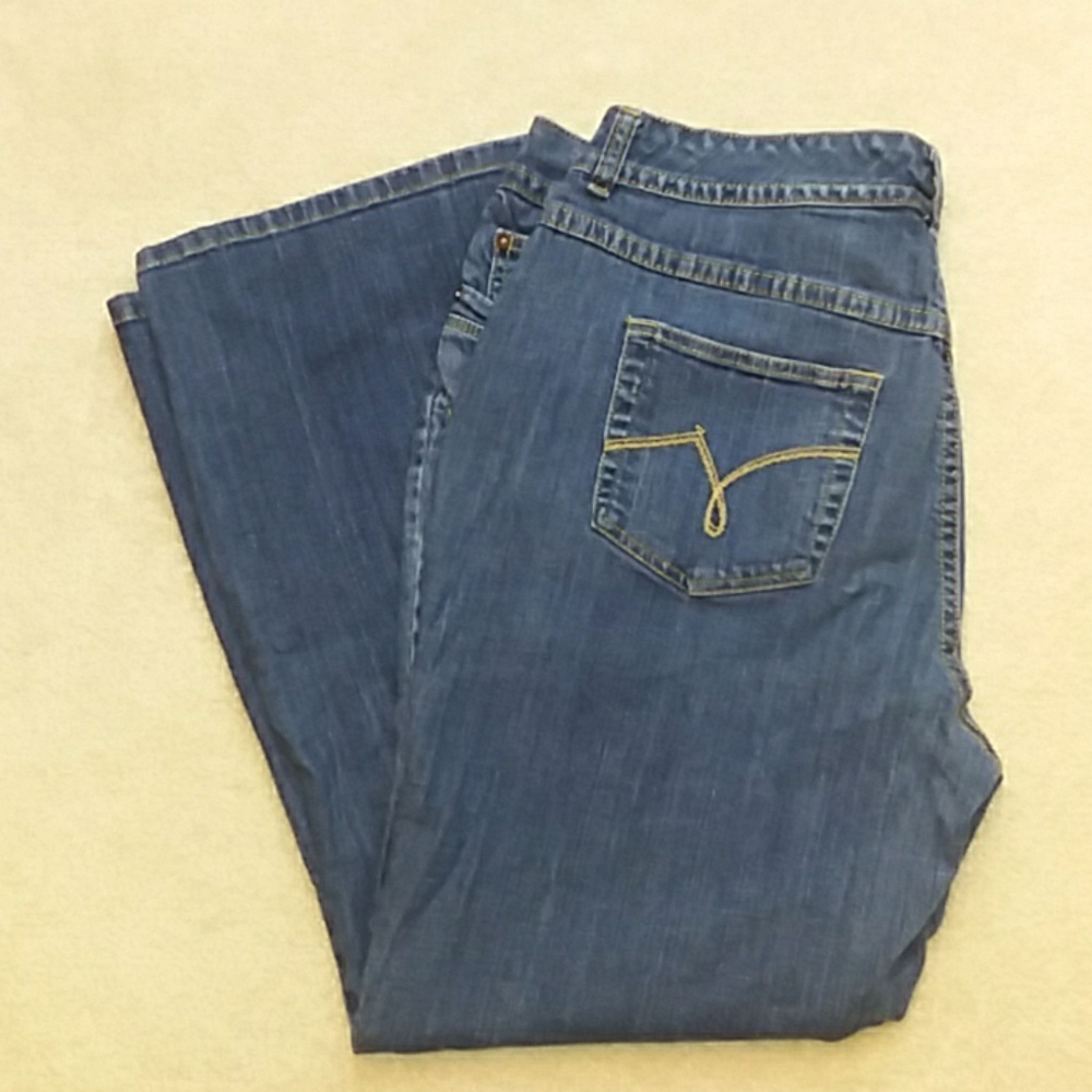 Just My Size modern bootcut jeans 18W average